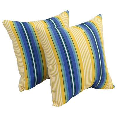 Outdoor Cushion Collection Indoor/Outdoor Striped Throw Pillow | Wayfair North America