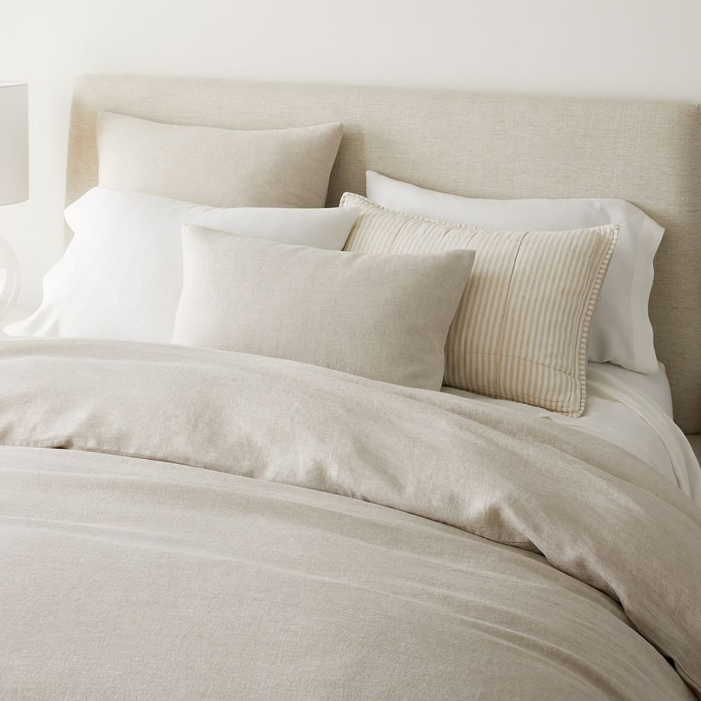 European Flax Linen Duvet Cover & Shams - Natural Flax | West Elm (US)