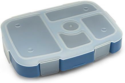 Bentgo Kids Tray (Blue) with Transparent Cover for At-Home Meals, Lunch Meal Prep, and More | Amazon (US)