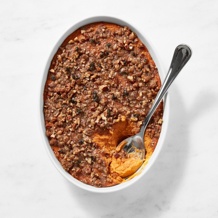 Williams Sonoma Test Kitchen Brown Butter Sweet Potatoes with Pecan Sage Streusel, Set of 2 | Williams-Sonoma