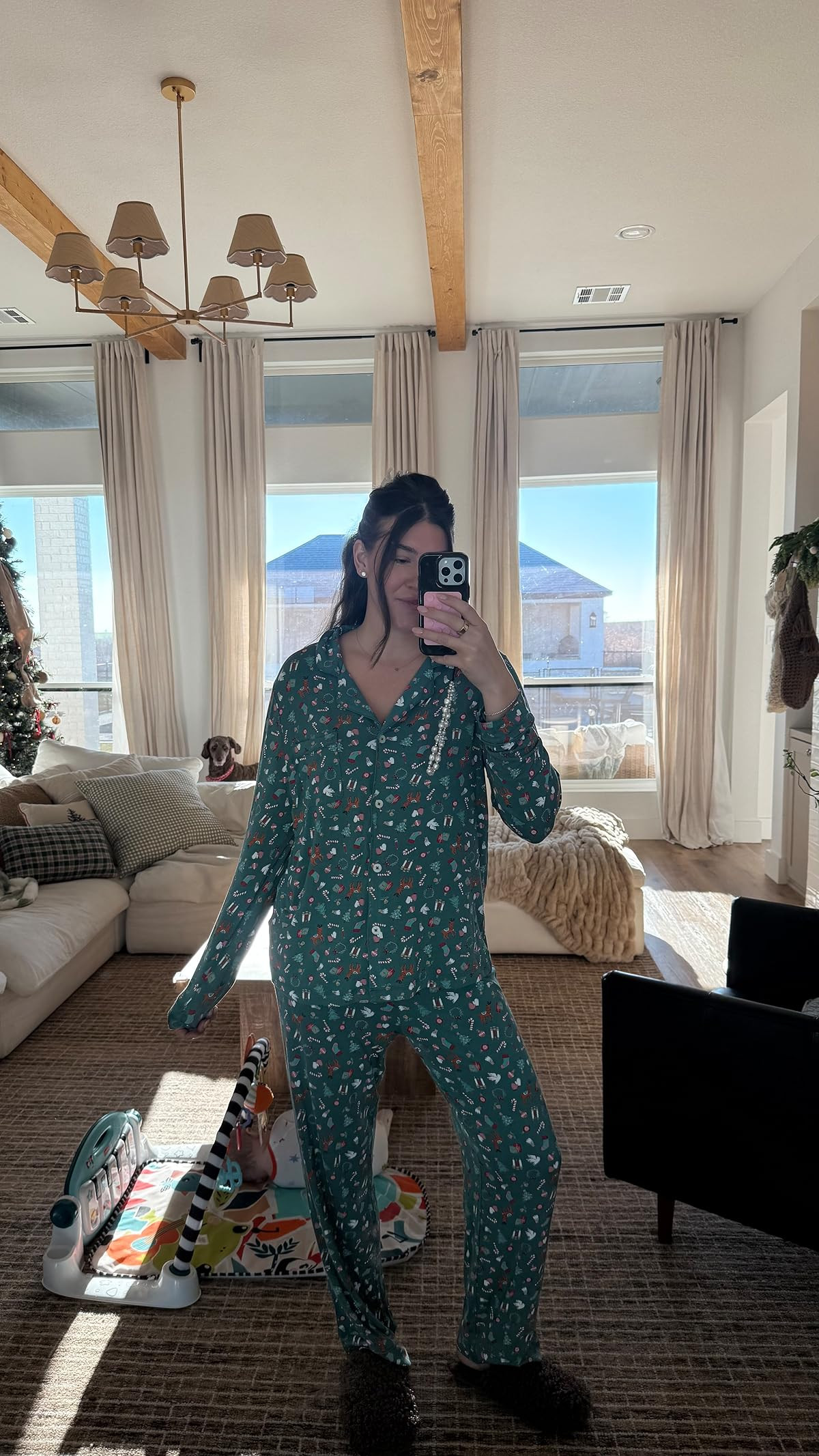 Holiday pjs for the whole fam from Amazon 

 #LTKHoliday #LTKFindsUnder100