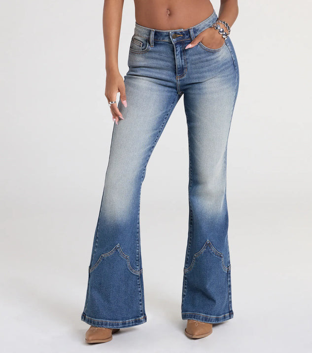 Got A Flare For It High Rise Denim Jeans | Windsor Stores