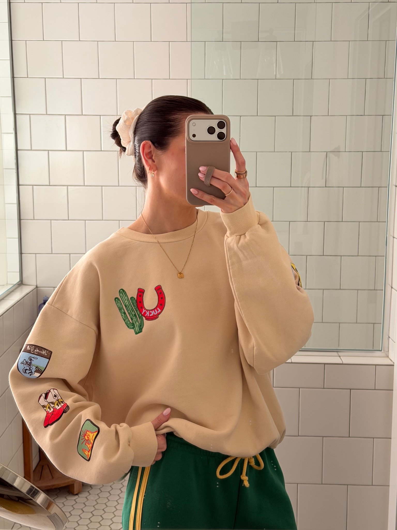 Sized up to a L/XL in sweatshirt and M in sweatpants!

#LTKSeasonal #LTKootd #LTKmomlife