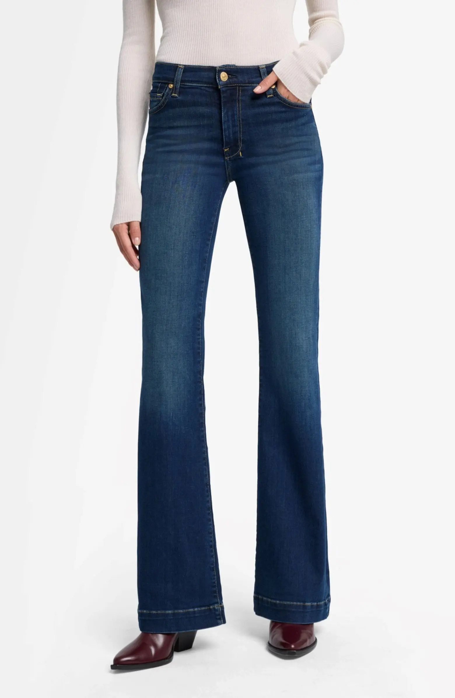 Dojo Mid Rise Flare Jeans | Nordstrom