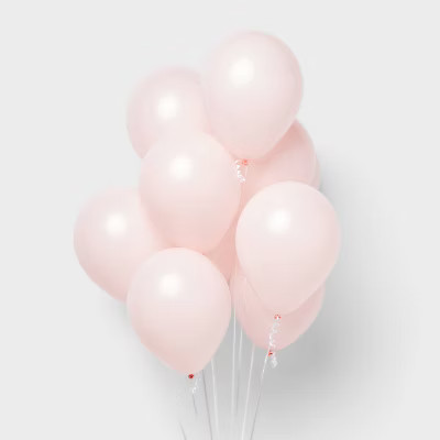 15ct Light Pink Balloons - Spritz™ | Target