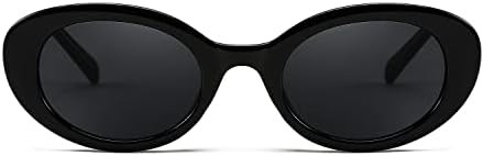 FEISEDY Sunglasses Womens, Retro Oval Cateye Sun Glasses Men, Small 90s Style B4128 | Amazon (US)
