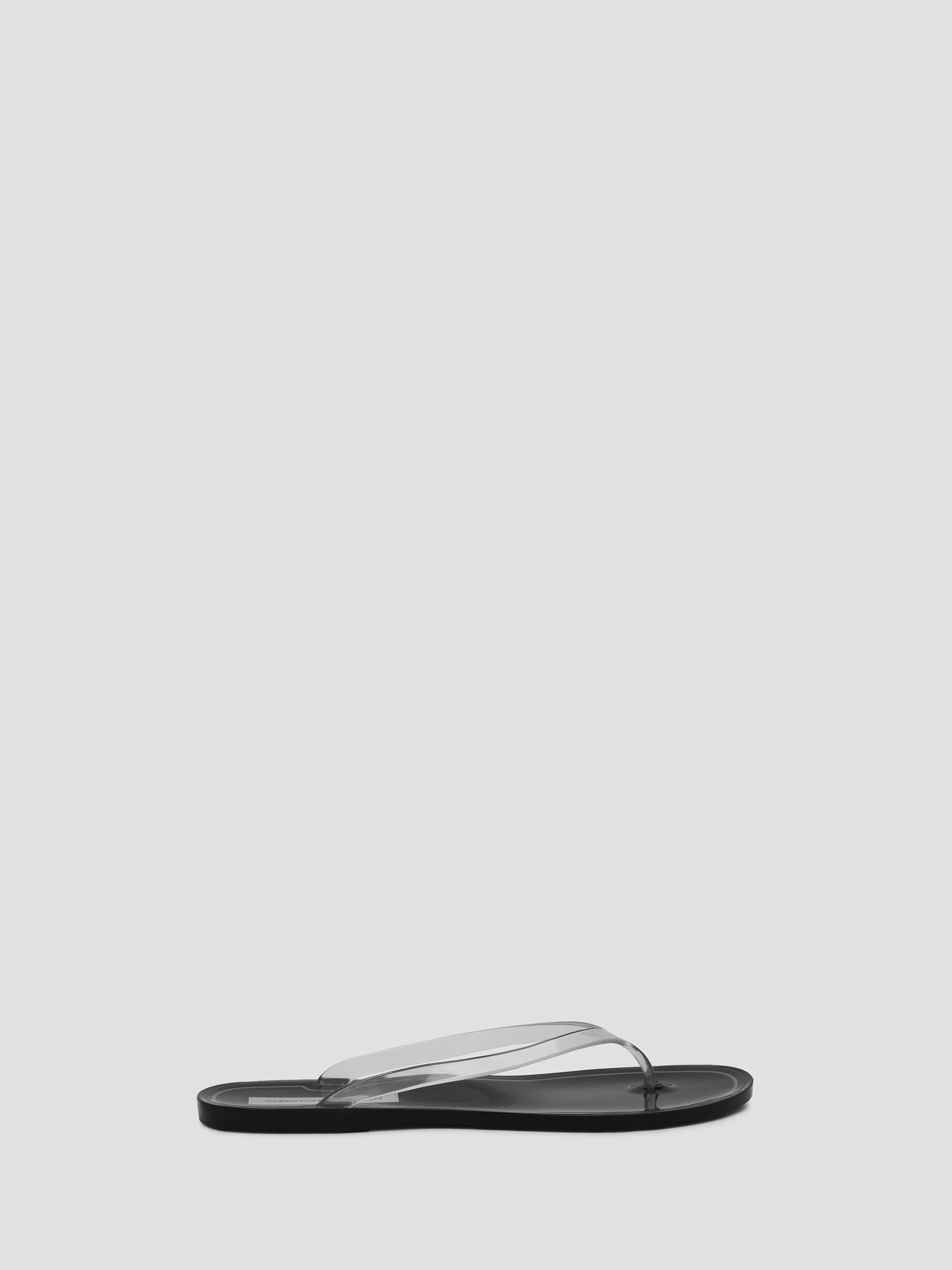 Christopher Esber | Jo Flip Flop Black Clear | Christopher Esber (Global)