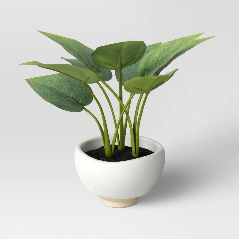 Small Leaf in Footed Planter - Threshold&#8482; | Target