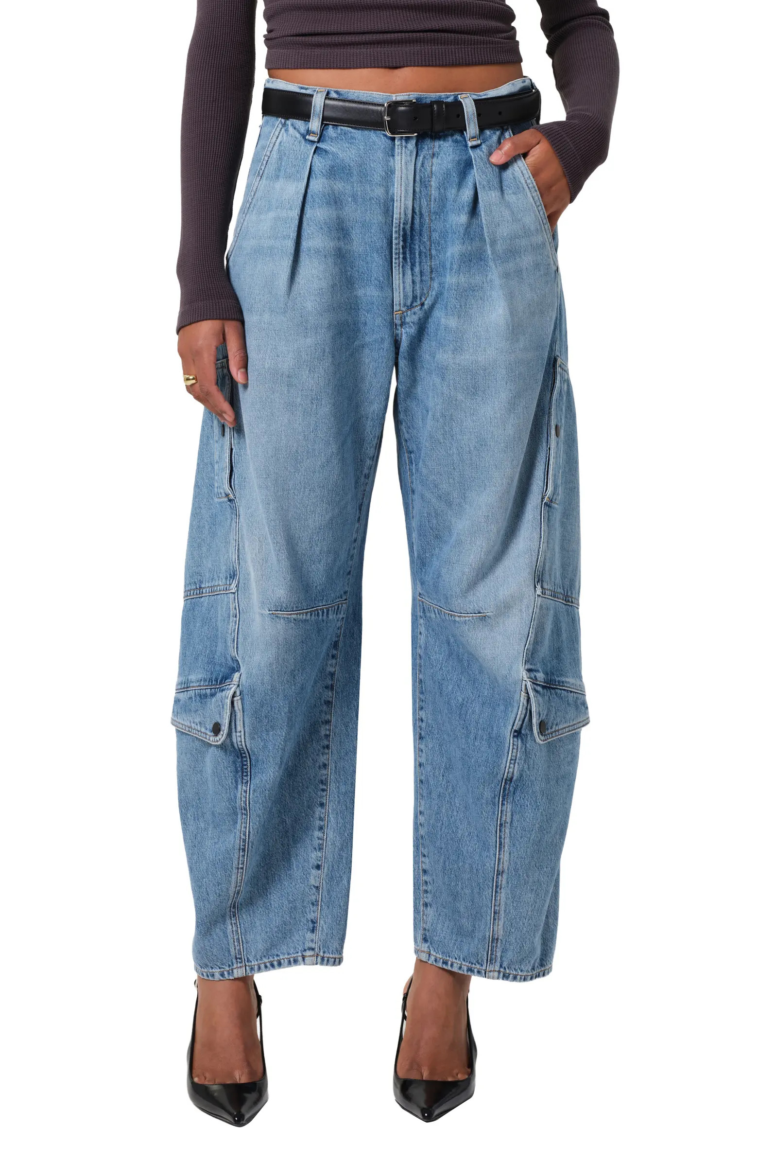 Citizens of Humanity Flight Barrel Leg Jeans | Nordstrom | Nordstrom
