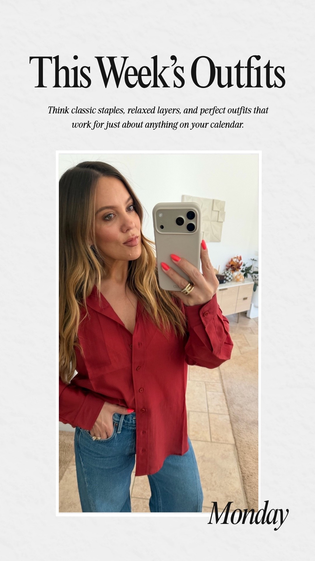 This weeks outfits! 

Chic fashion, trendy fashion, fall fashion, women’s fashion