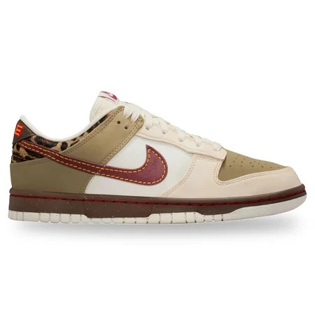 Nike Dunk Low Retro Khaki Team Red Pearl White Leopard (Women's) | Walmart (US)