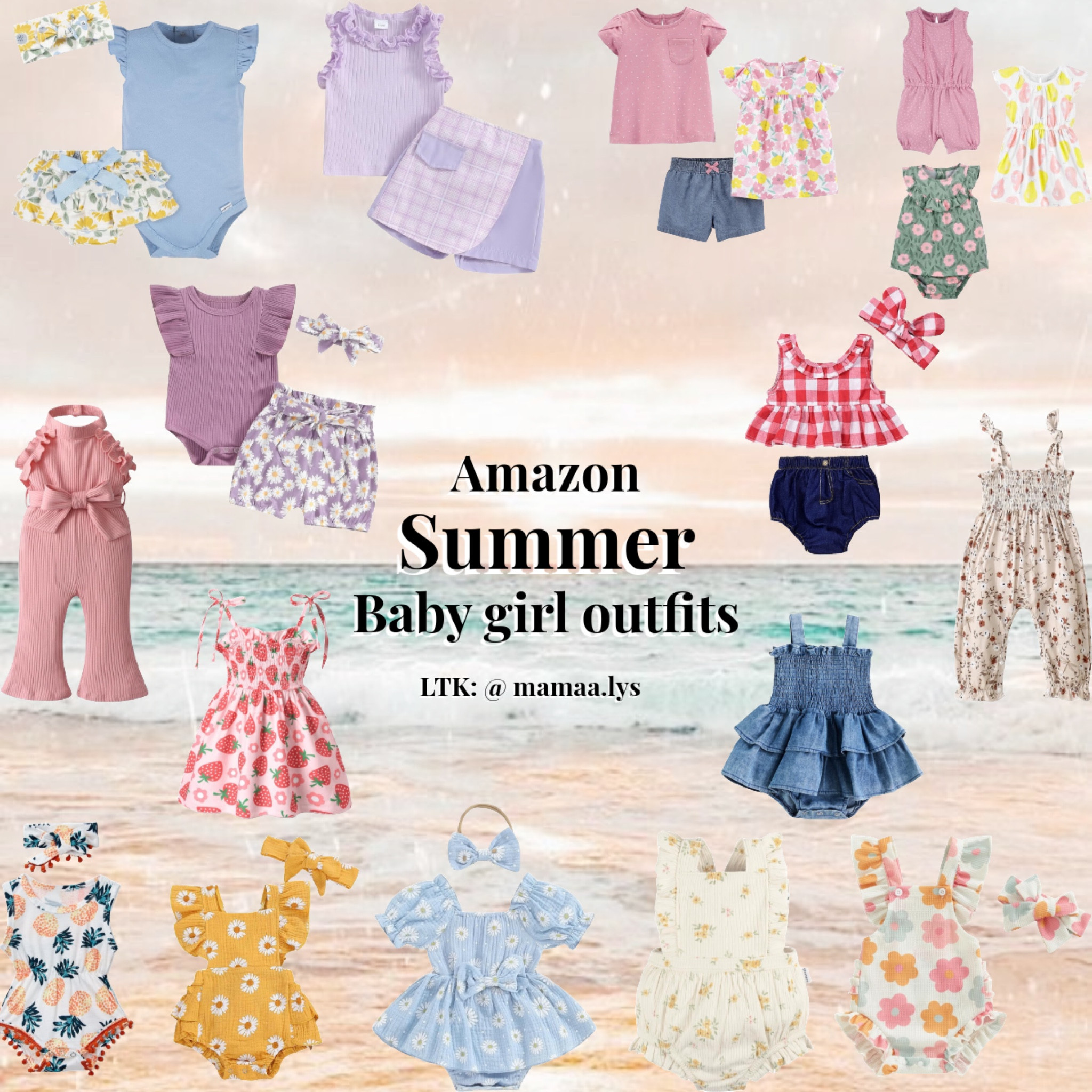 summer outfits | summer | Baby | Toddler | Girls | Kids | Family | Amazon | Amazon finds 

#LTKBaby #LTKSeasonal #LTKKids