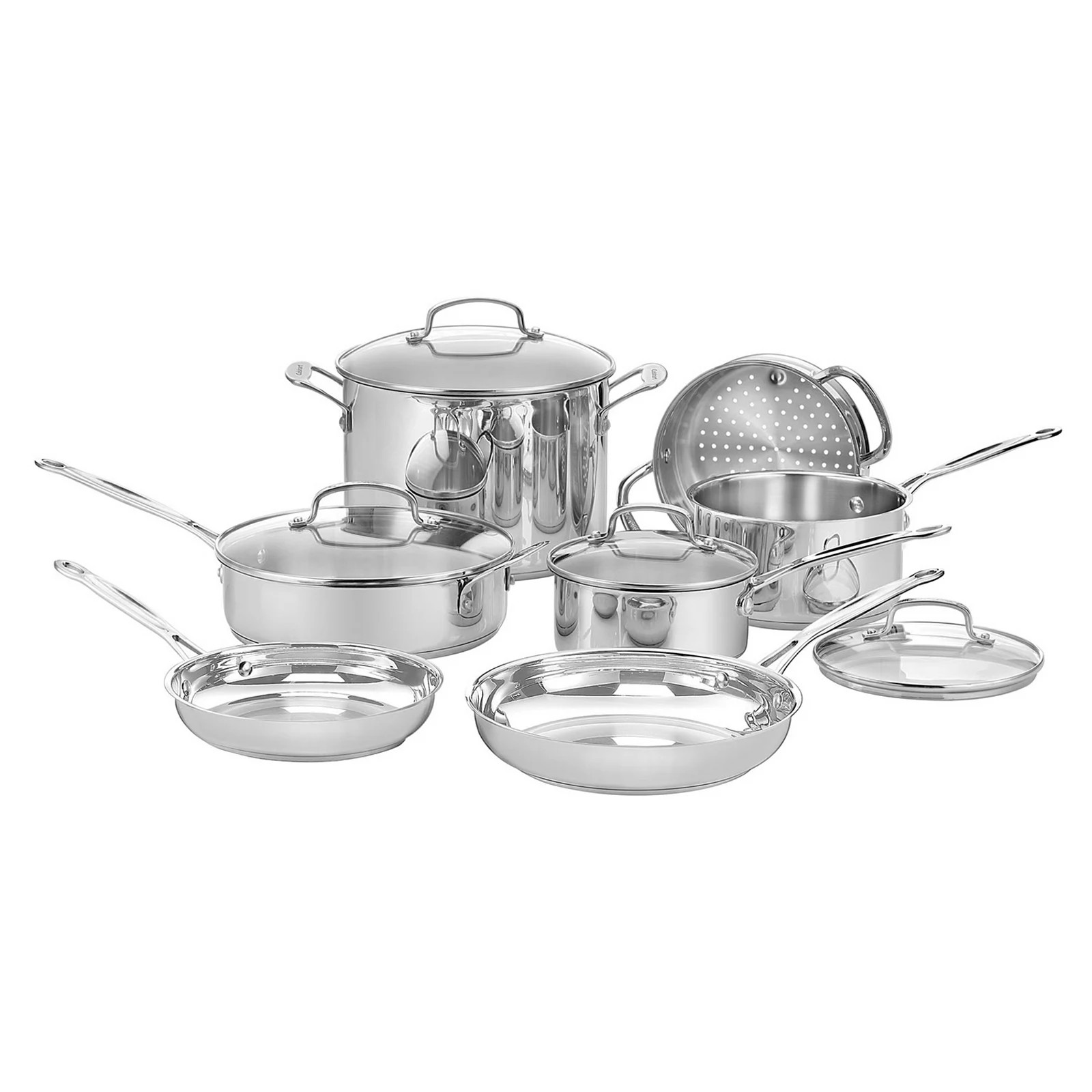 Cuisinart® Chef's Classic 11-pc. Stainless Steel Cookware Set, Multicolor | Kohl's