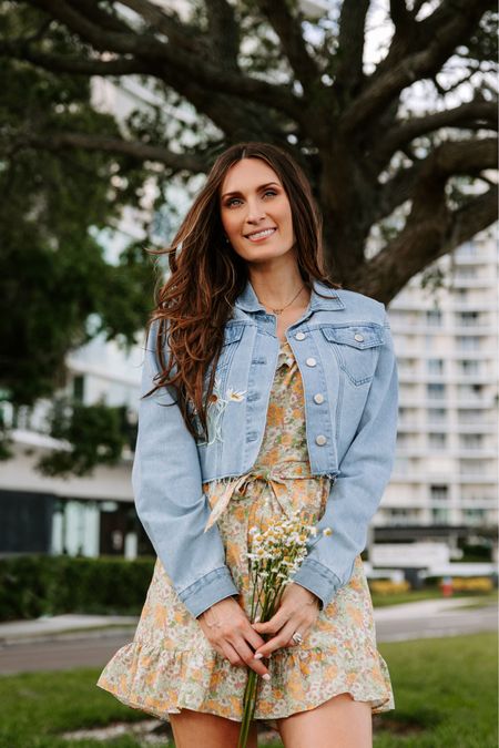 Floral romper from Walmart! Daisy denim jacket from Walmart!

Shop my Walmart collection!

**sizing: I sized up to a 6 (small) store the baby bump! Everything fits very similar to time and tru sizing! 

#ltkunder40 #summerfashion #walmartfashion #walmartfinds #walmartoutfit #summerstyle #bumpfriendly 

#LTKunder50 #LTKFind #LTKSeasonal