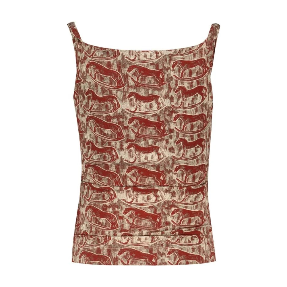 Vivienne Westwood Anna Printed Sleeveless T-Shirt | Cettire Global