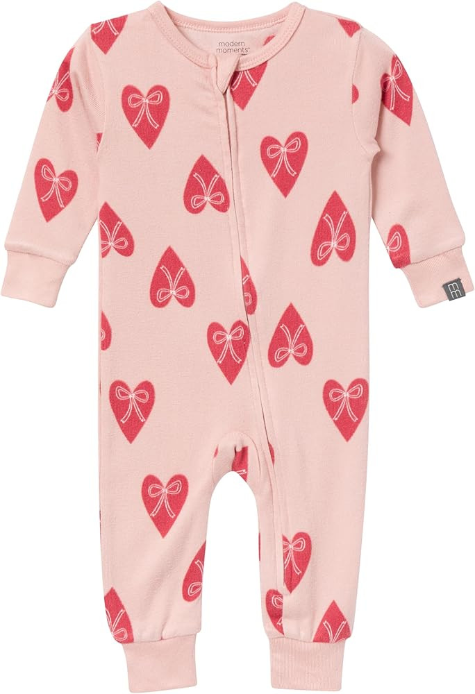 Modern Moments by Gerber unisex-baby Holiday Tight Fitting Very Soft Footless Pajamas | Amazon (US)