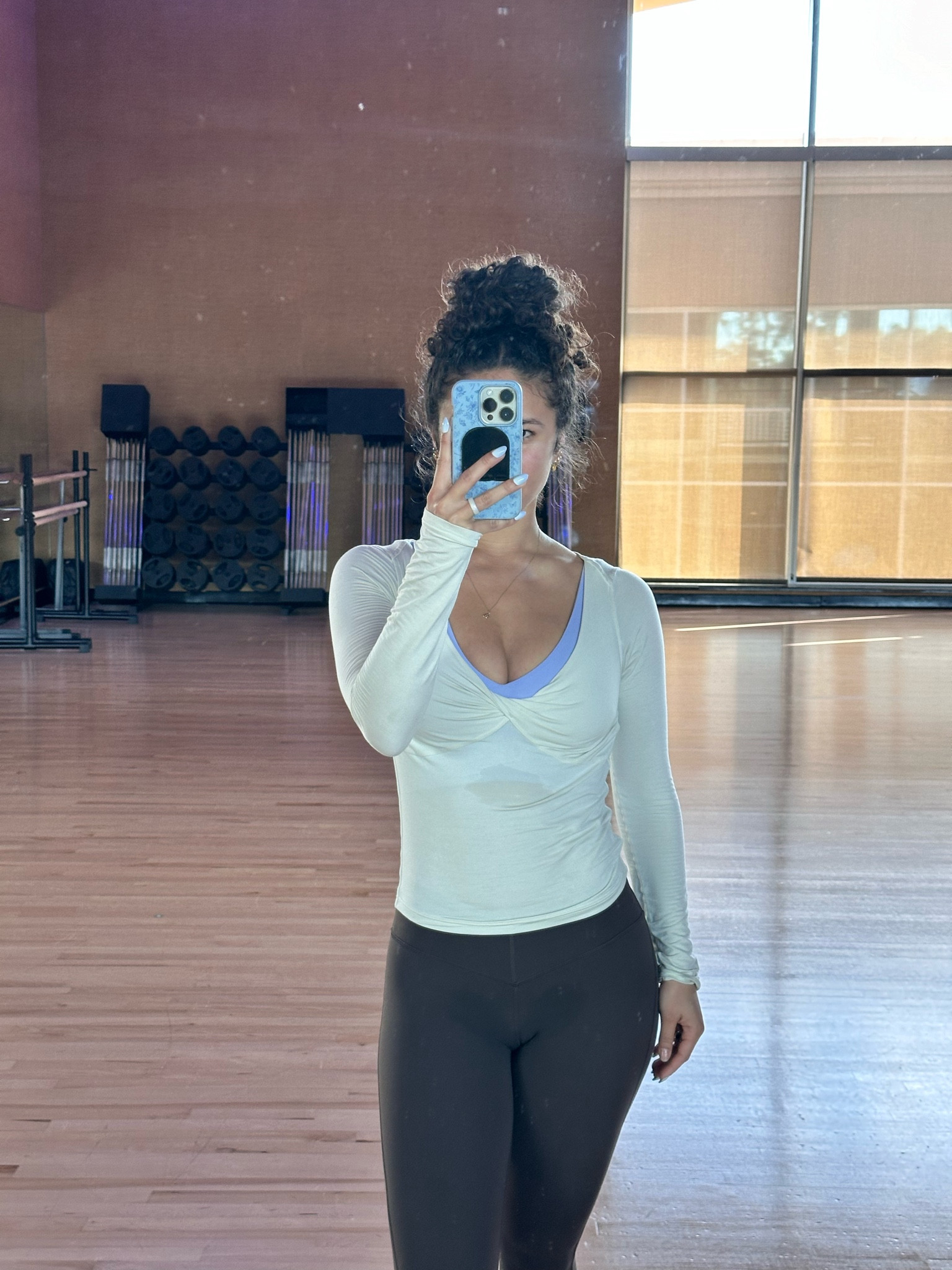 The nulu fabric is where it's at. This top was way more flattering that I thought it would be. Plus, it's on sale!

#LTKbeauty #LTKfitness #LTKstyletip