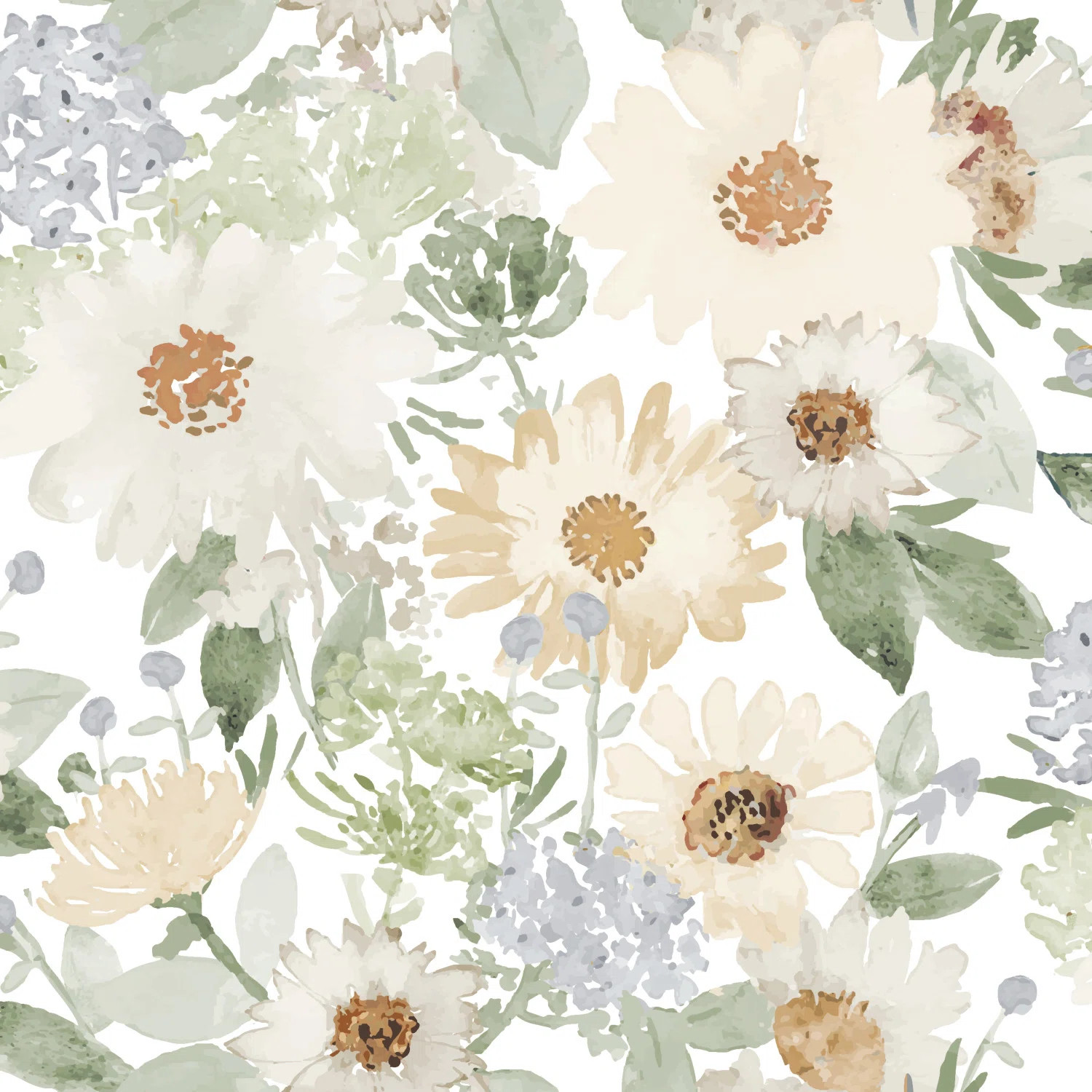 Peel & Stick Floral Roll | Wayfair North America