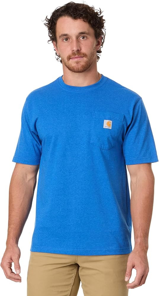 Carhartt Men's Loose Fit Heavyweight Short-Sleeve Pocket T-Shirt | Amazon (US)