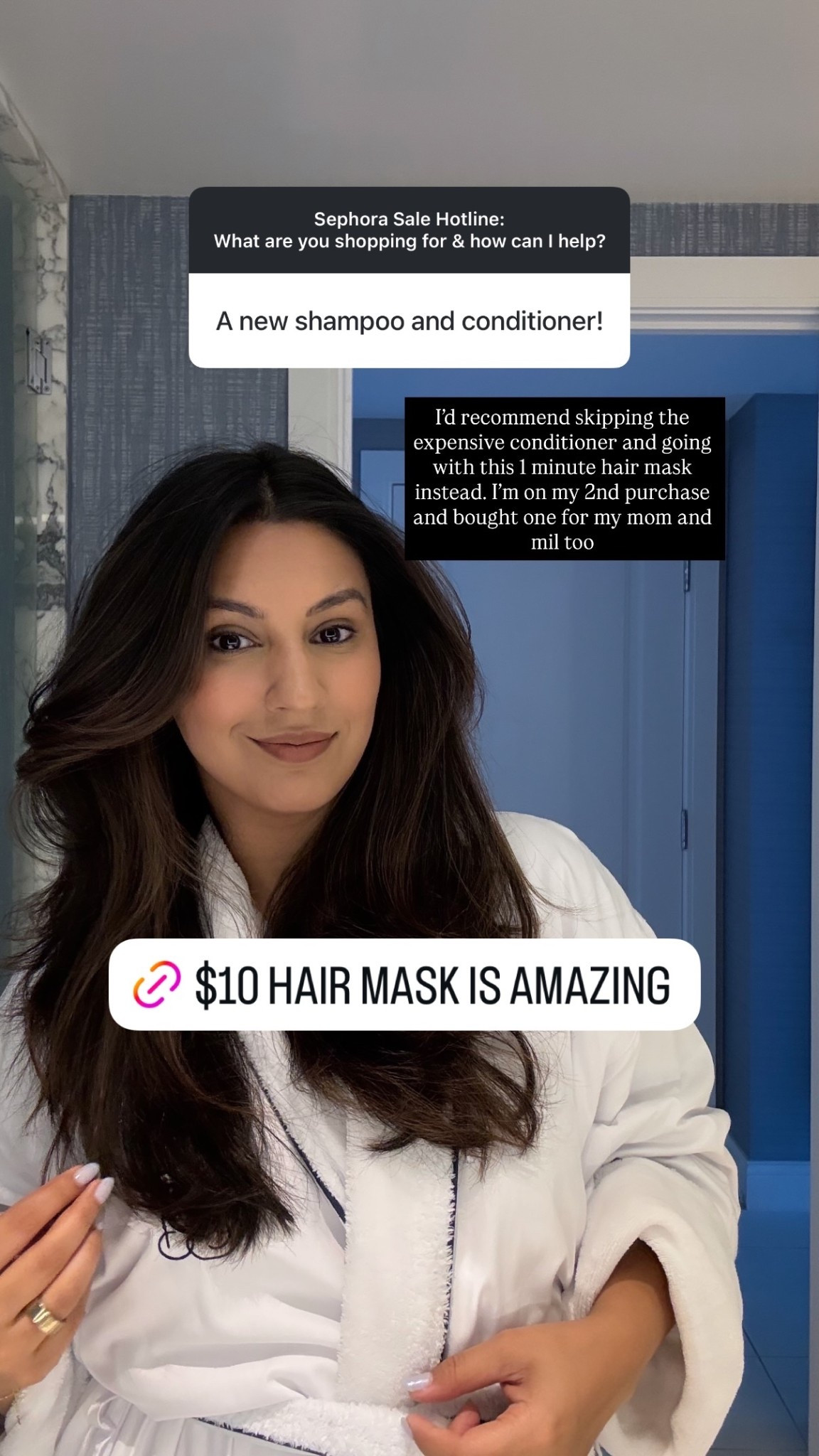 I’d recommend skipping the expensive conditioner and going with this 1 minute hair mask instead. I’m on my 2nd purchase and bought one for my mom and mil too

#LTKBeauty #LTKmomlife #LTKHome