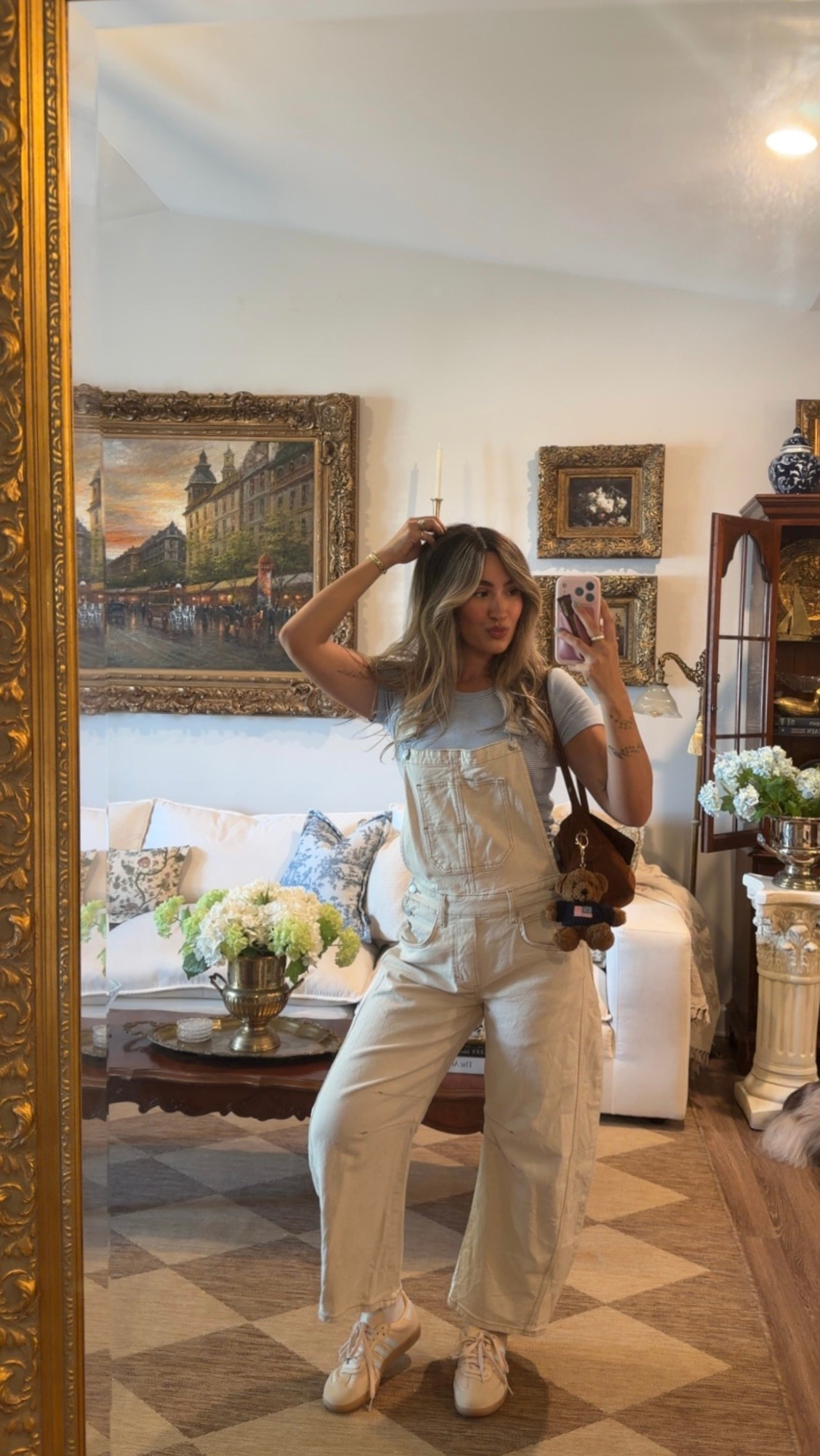 Free People overalls ootd 🩵

#LTKootd