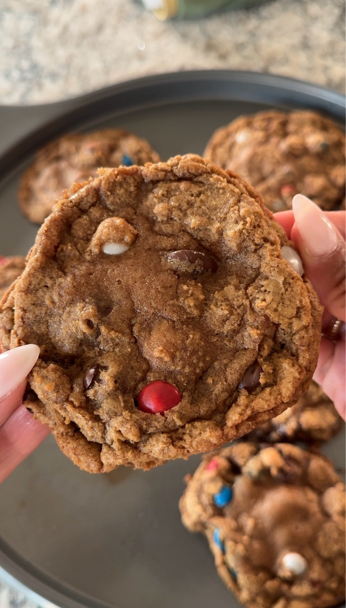 The brown butter wasn't optional.

Everything else was just a bonus. 🤎🍪✨

I used the amazing chocolate chip cookie recipe from **@BromaBakery** and made a couple of tweaks that were so worth it:
• Swapped in **dark brown sugar**
• Doubled the vanilla (2 tbsp instead of 1)
• Used **dark chocolate** instead of semisweet
• Folded in **red, white & blue M&M's**

Brown butter + dark brown sugar is the dream combination. 🤍

I'm linking everything I used—from my baking tools to my favorite ingredients—here on LTK. If you make these, let me know what mix-ins you'd add!

#LTKmomlife #LTKfoodie #LTKSeasonal