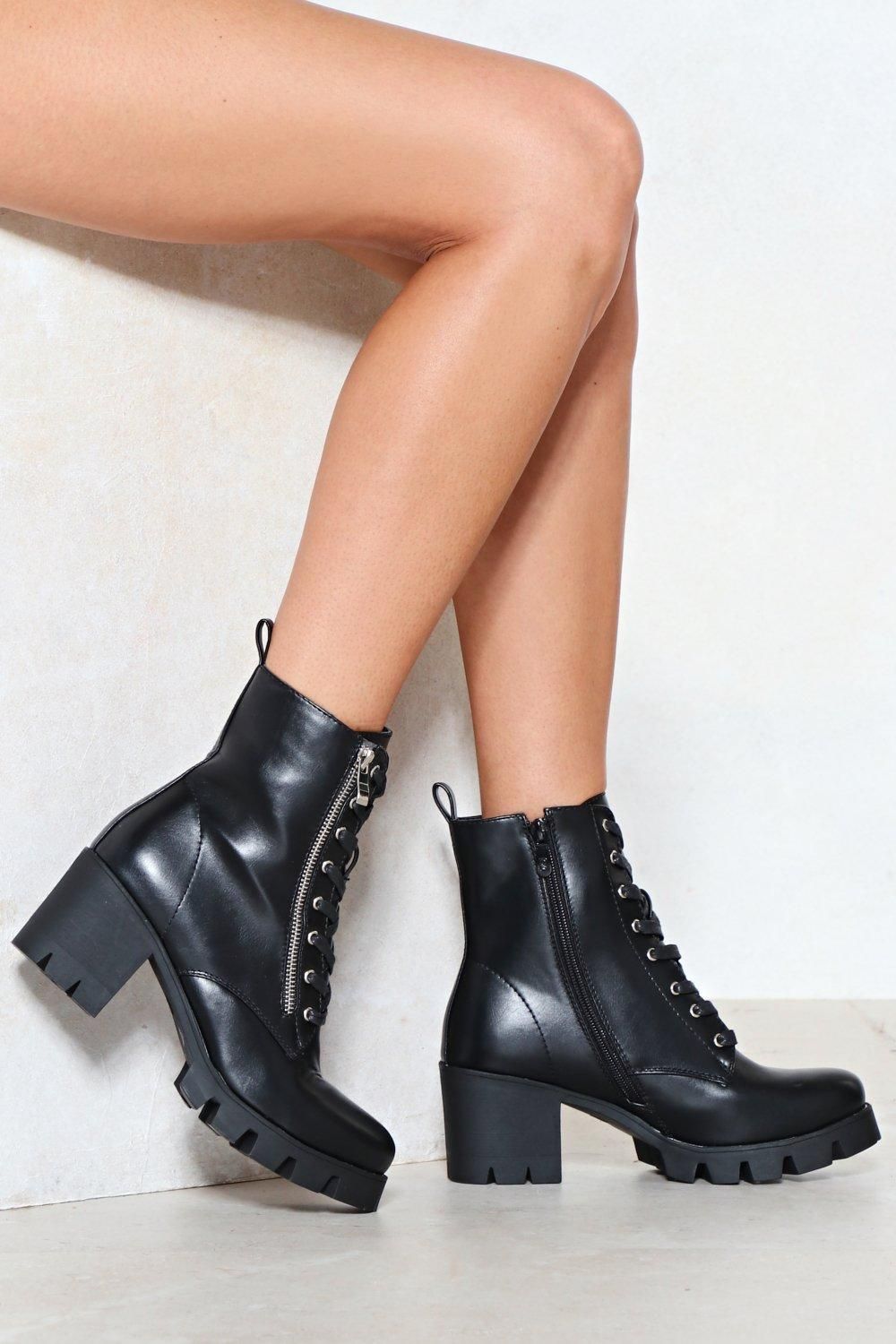 Kick It Up a Notch Faux Leather Boot | NastyGal (US & CA)