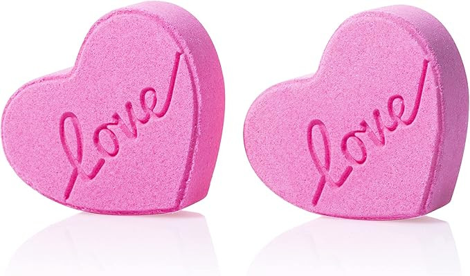 Love Bath Bombs for Women, Girls - Moisturizing Bubble Bath Fizzies - Bath Salts for Relaxation -... | Amazon (US)