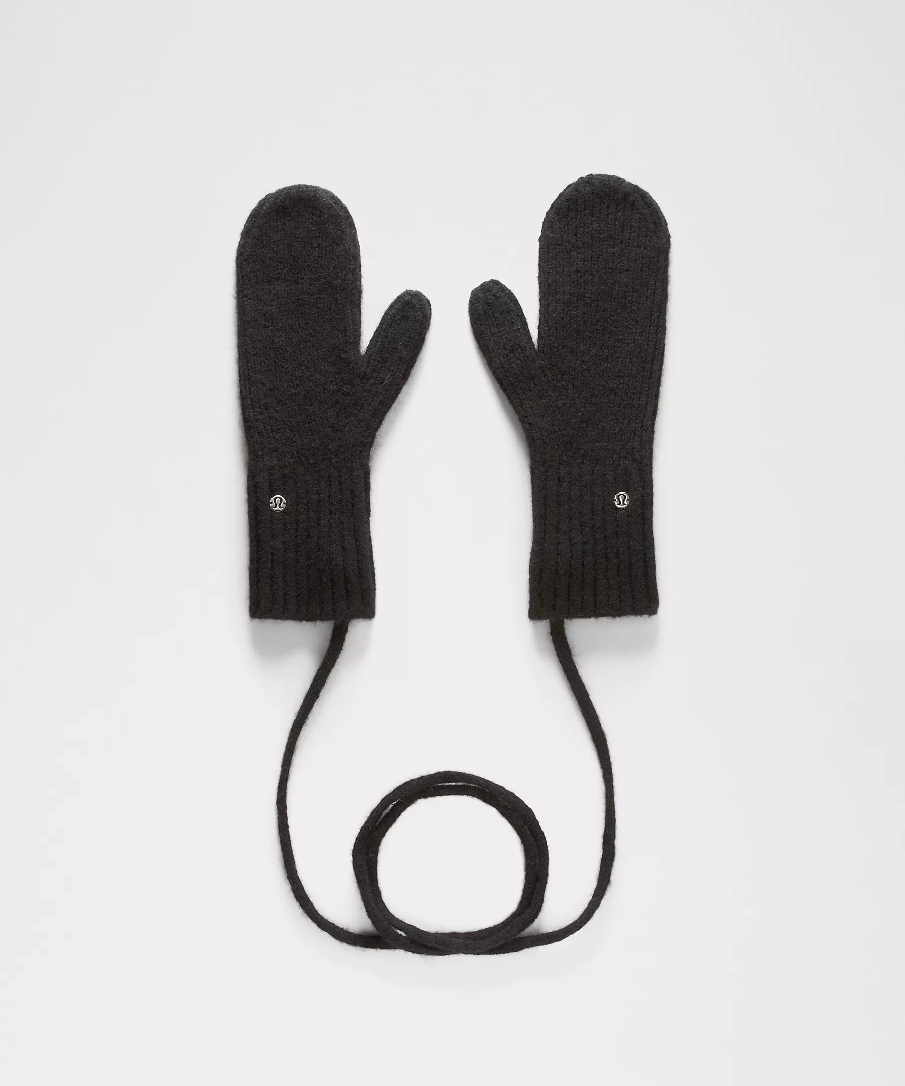 Alpaca Wool-Blend Mittens with String | Lululemon (US)