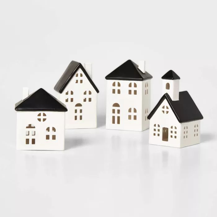 Ceramic Church Decorative Figurine White & Black - Wondershop™ | Target