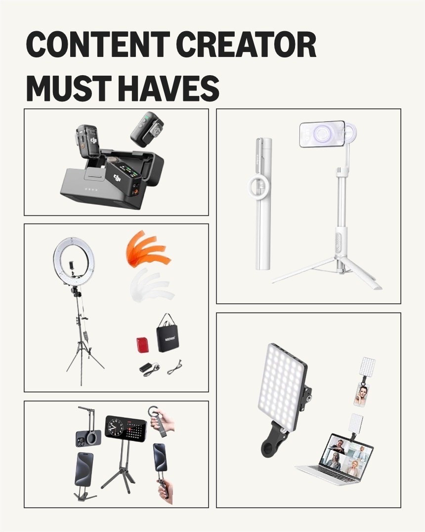 These are my everyday must haves as a content creator! ✨🫶🏼 #LTKMustHaves