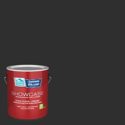HGTV HOME by Sherwin-Williams Showcase Satin Tricorn Black Hgsw1441 Interior Paint + Primer (1-Ga... | Lowe's