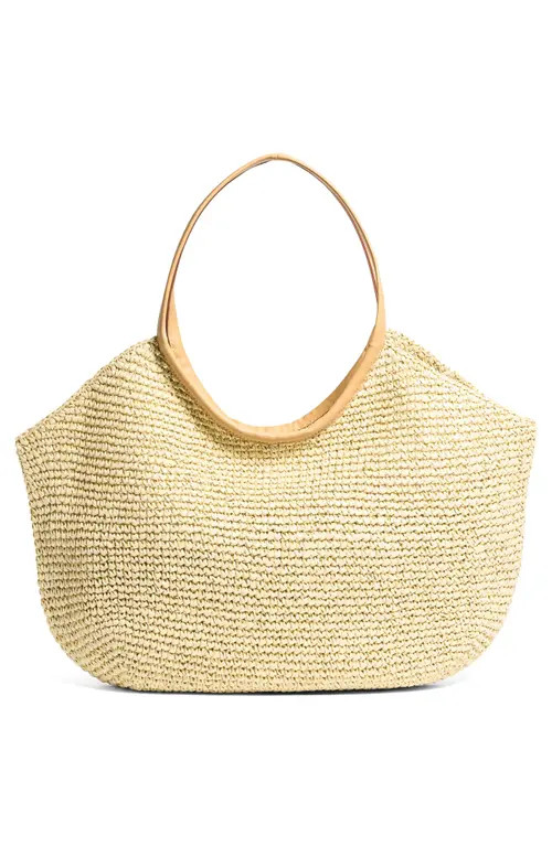 Stoney Clover Lane Scoop Woven Tote in Natural at Nordstrom | Nordstrom