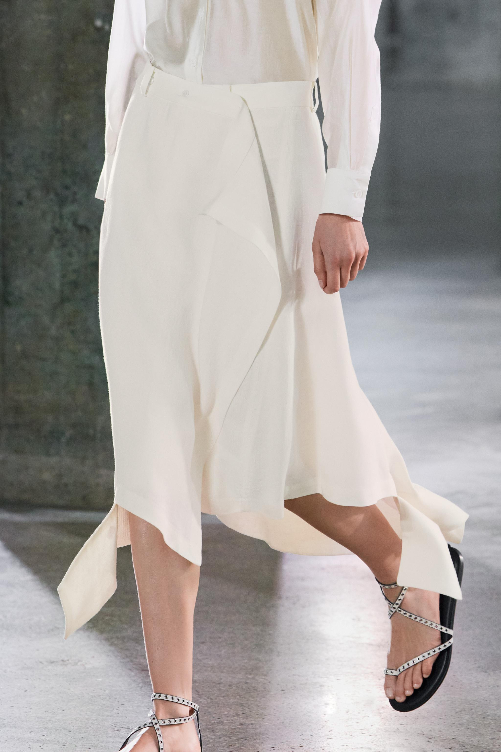 ASYMMETRIC LINEN SKIRT ZW COLLECTION | Zara US