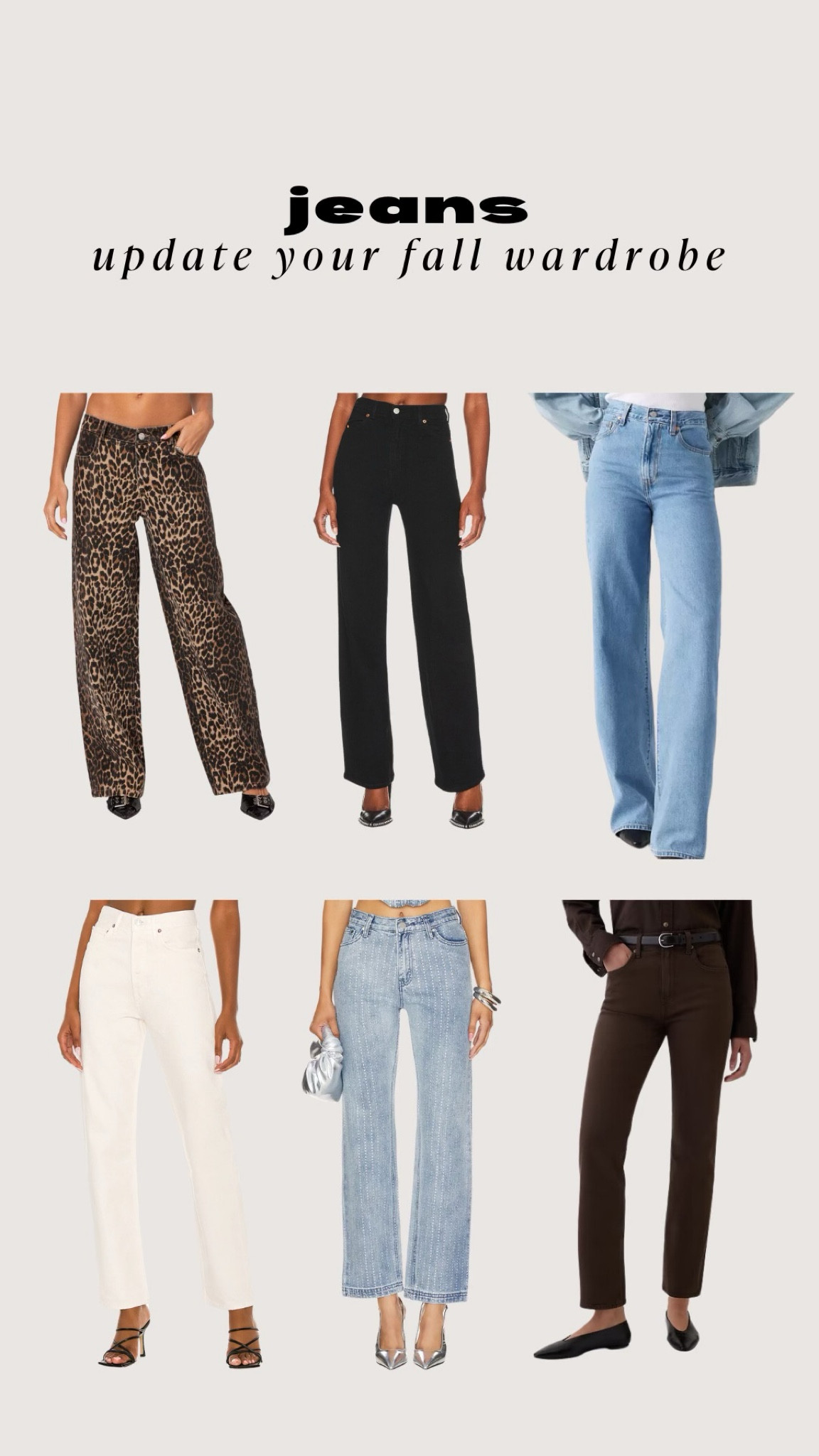 Fall jeans 

#LTKStyleTip #LTKSeasonal