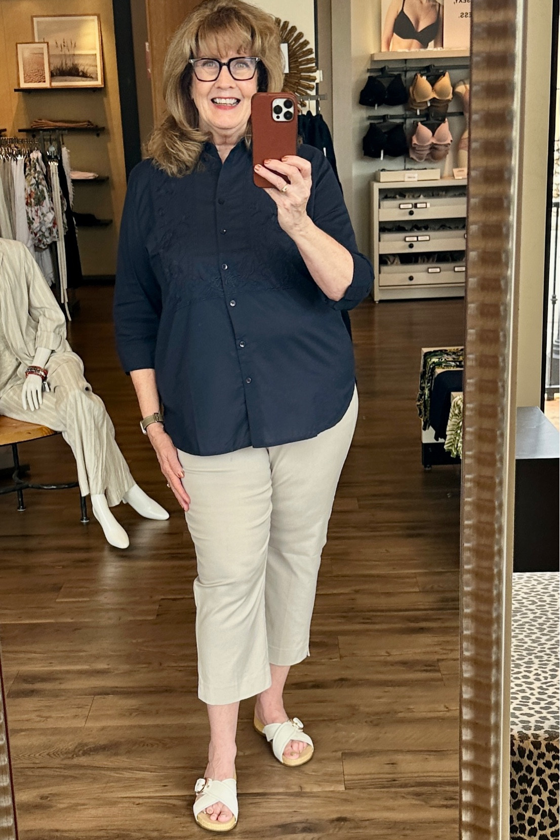 The embroidery on this light summer top is gorgeous! 

#LTKSeasonal #LTKMidsize #LTKOver40