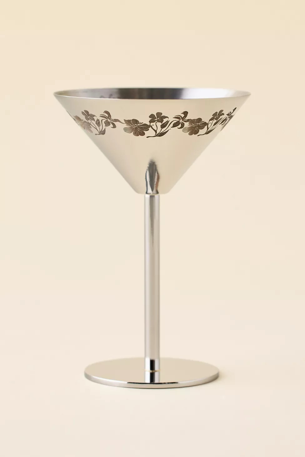 Demure Stainless Steel Martini Glass | Urban Outfitters (US and RoW)