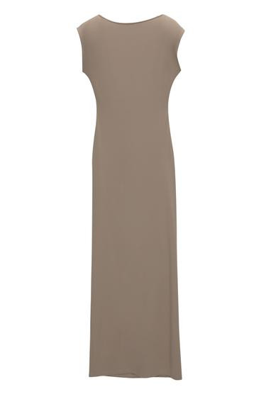 Long open back dress | PULL and BEAR UK