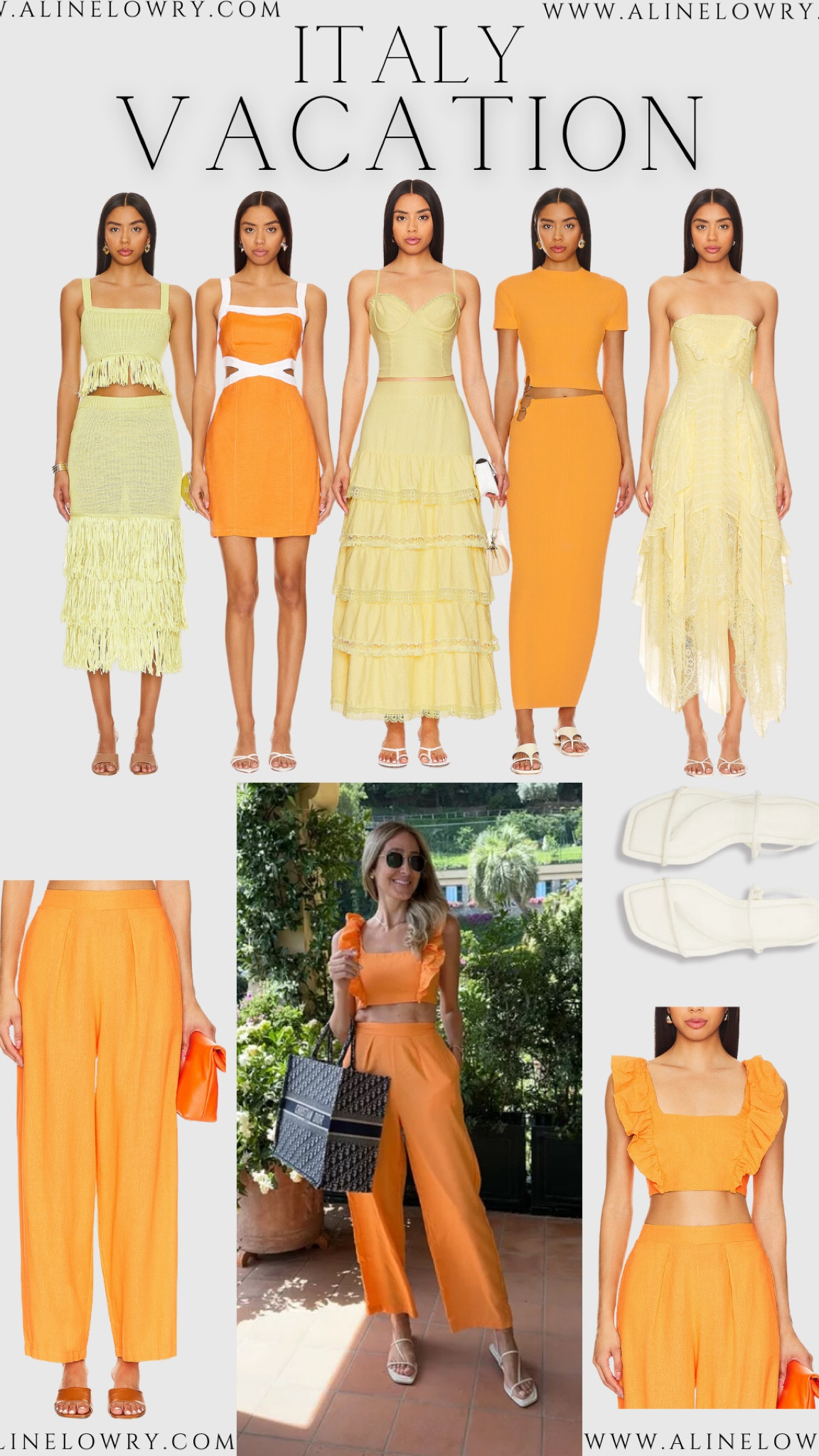 What I wore in my Italy trip. European summer vacation outfits. 

#LTKStyleTip #LTKU #LTKSeasonal