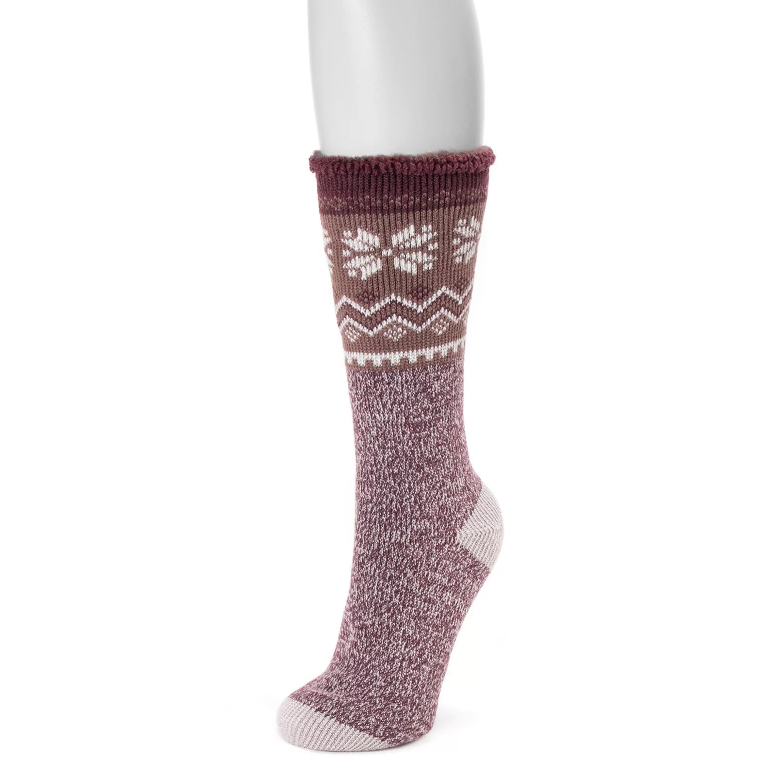 Women's MUK LUKS Thermal Socks, Purple | Kohl's