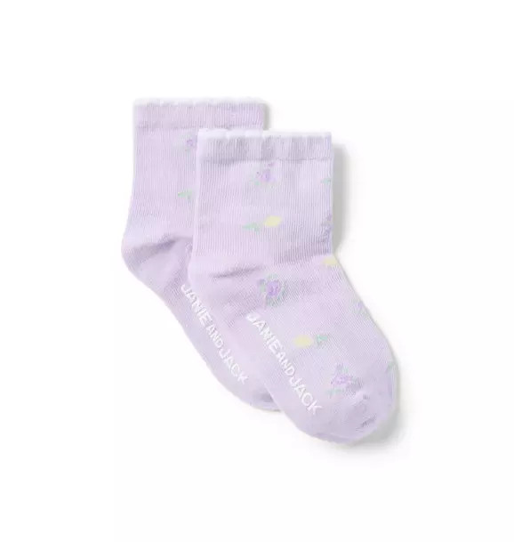 Baby Lemon Floral Sock | Janie and Jack
