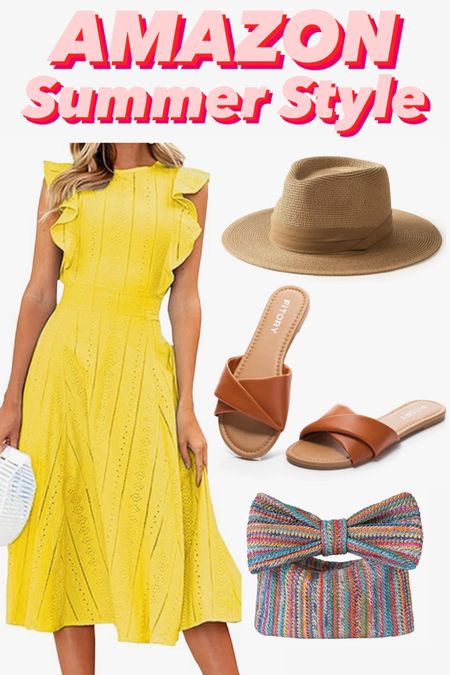 Beautiful, bright and bold yellow dress for the summer! Love how gorgeous this one is! #amazon 

#LTKStyleTip