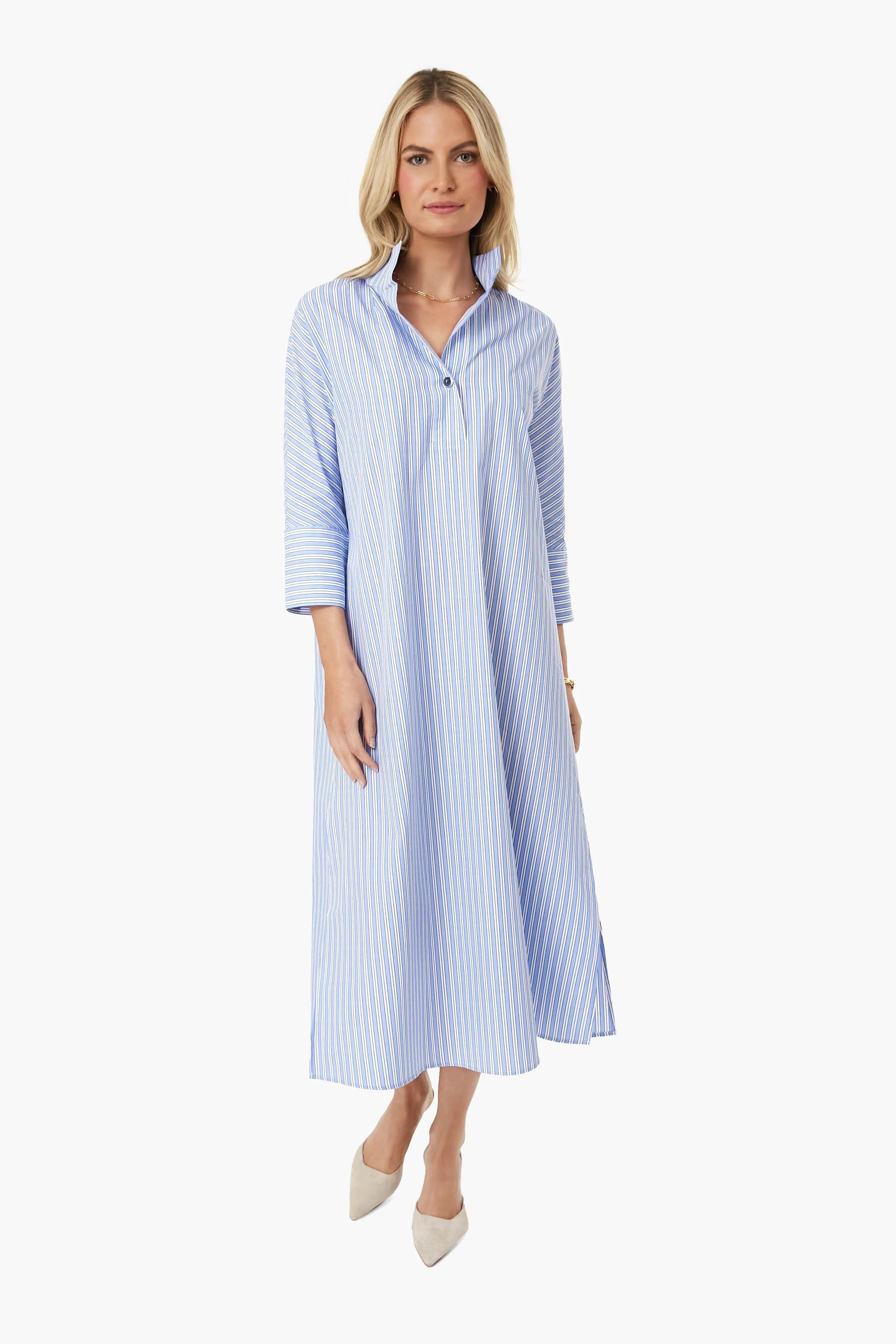 Blue Stripe Willow Dress | Tuckernuck (US)