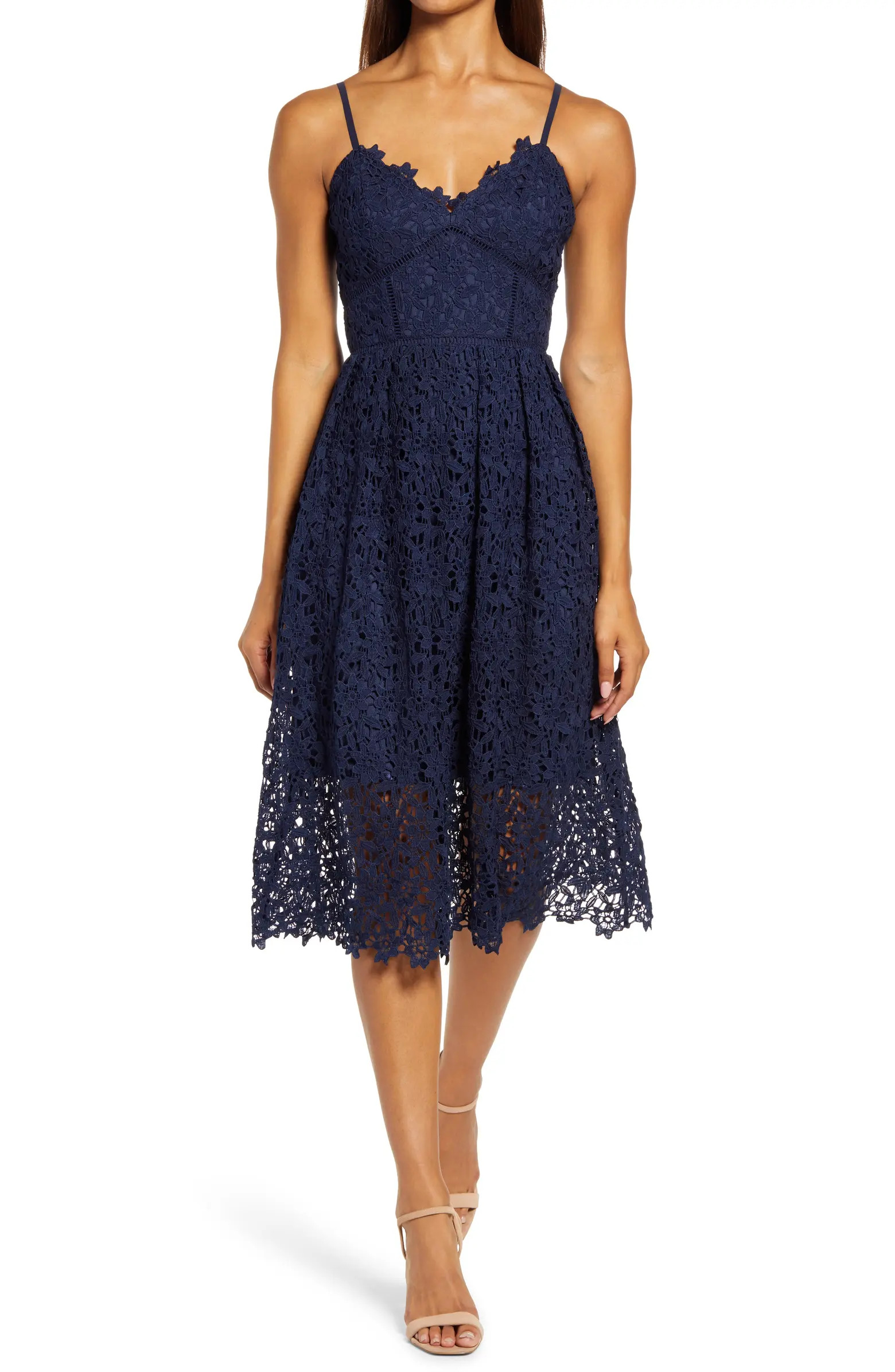 Crochet Skater Dress | Nordstrom