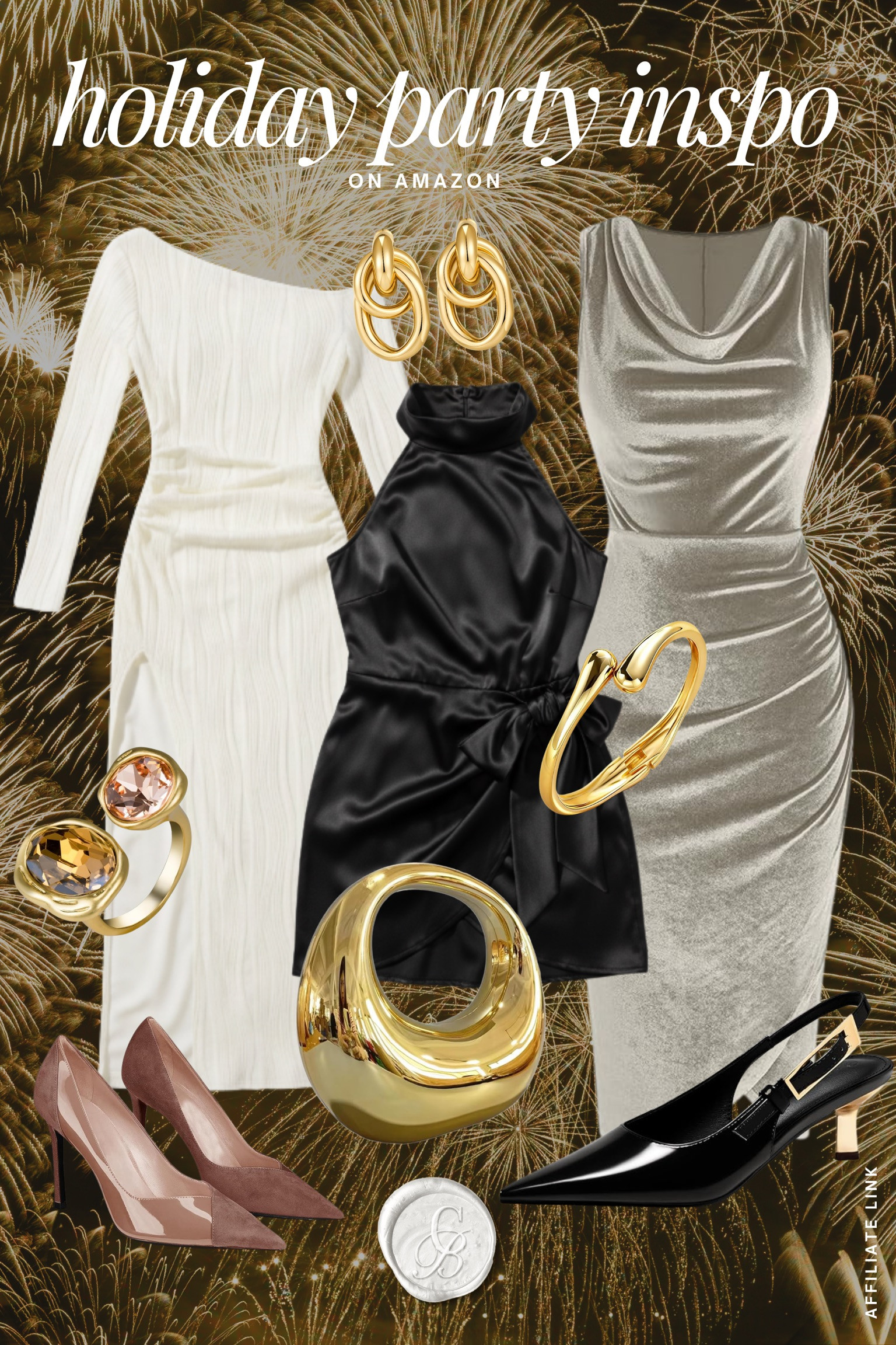 ✨ Holiday party inspo you’ll feel amazing in.
This board is all about statement dresses, glossy accessories, and elevated details that instantly feel festive. Perfect for holiday parties, NYE plans, or any night that calls for a little extra sparkle.🤍

#AmazonFashion #AmazonStyle #AmazonOutfits #LTKStyle #LTKFashion #HolidayStyle #WinterOutfits #FallFashion #AmazonFinds #LTKHoliday 

 #LTKHoliday #LTKSeasonal #LTKFindsUnder50