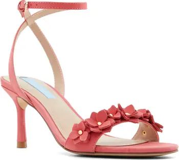 Alice Floral Appliquè Ankle Strap Sandal | Nordstrom