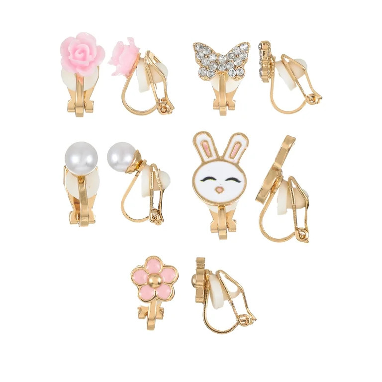 Way to Celebrate Easter Clip-On Earring Set, 5 Pairs | Walmart (US)