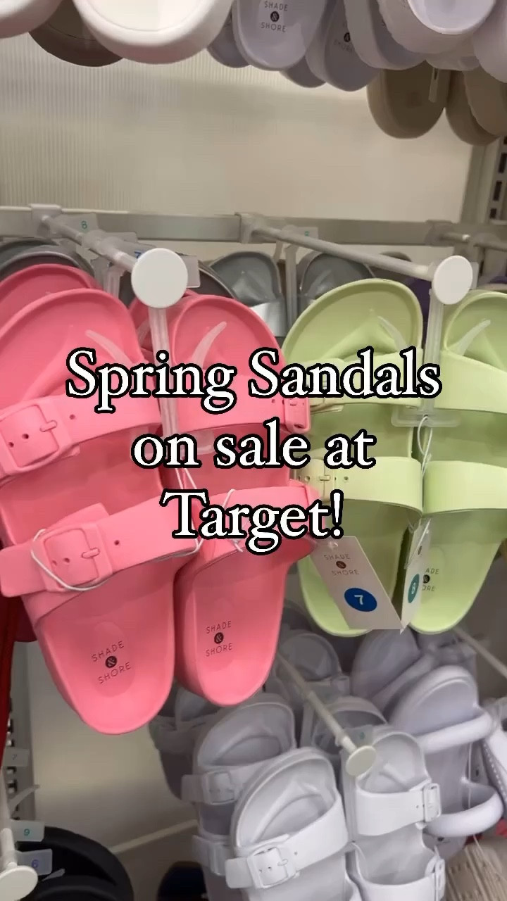 Spring slide sandals found on sale at target!! 🎯 

#LTKshoecrush #LTKSeasonal #LTKxTarget