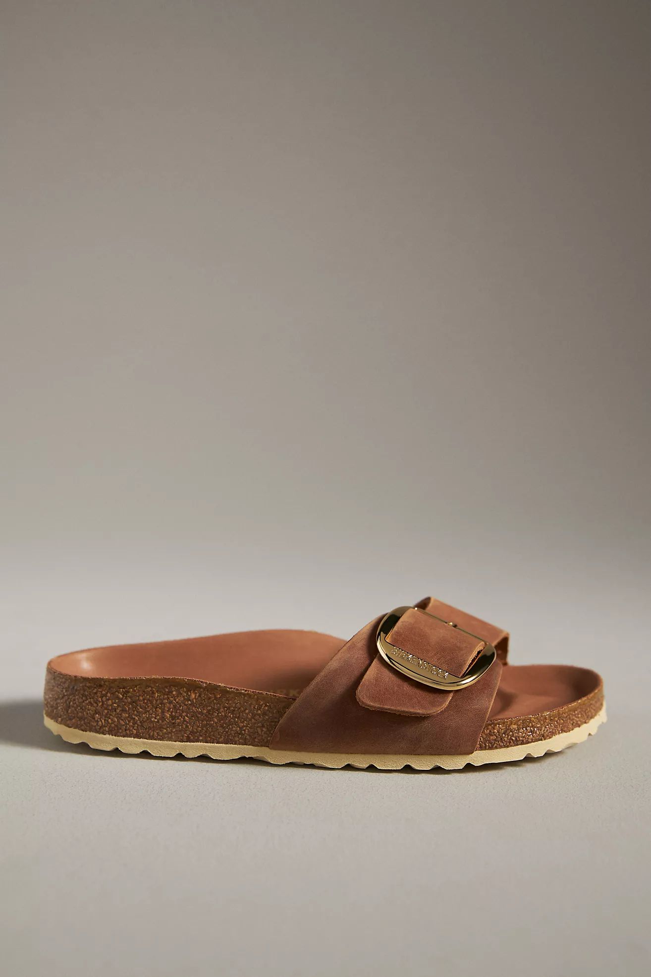 Birkenstock Madrid Big Buckle Oiled Leather Sandals | Anthropologie (US)