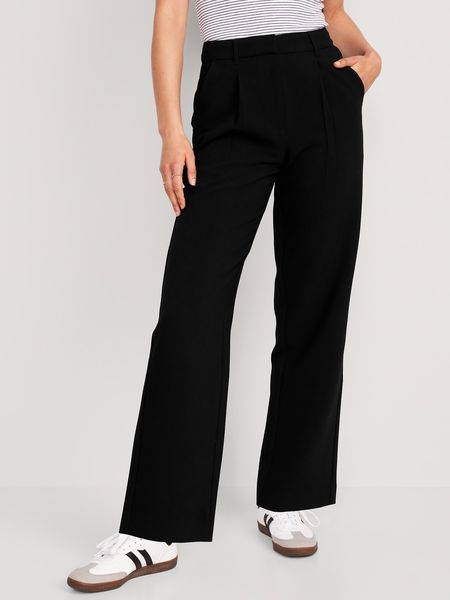 Extra High-Waisted Taylor Wide-Leg Trouser Suit Pants | Old Navy (US)